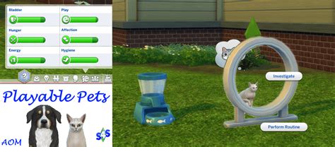 sims 4 selectable pets cheat.